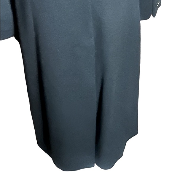 BROOKS BROTHERS BLACK WOOL BLEND OVERCOAT JACKET IN GOOD CONDITION (2) - Picture 9 of 12